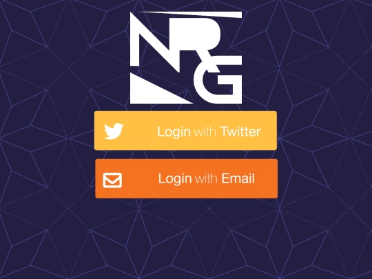 nrg/login screenshot