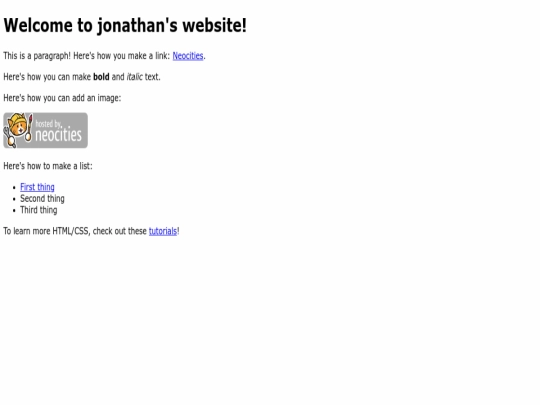index screenshot