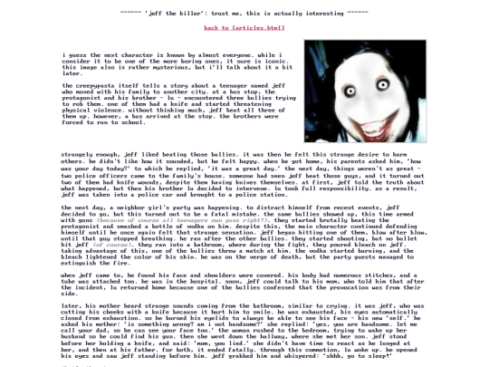articles/jeff_the_killer screenshot