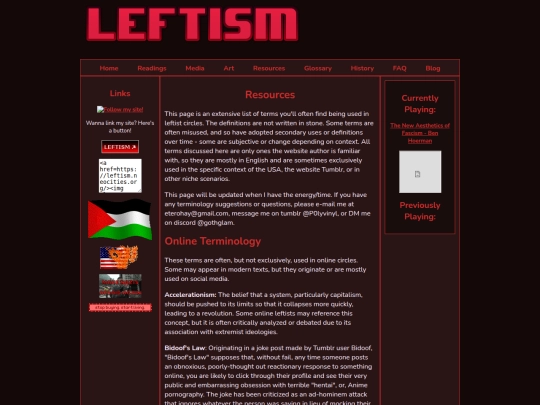 Glossary screenshot