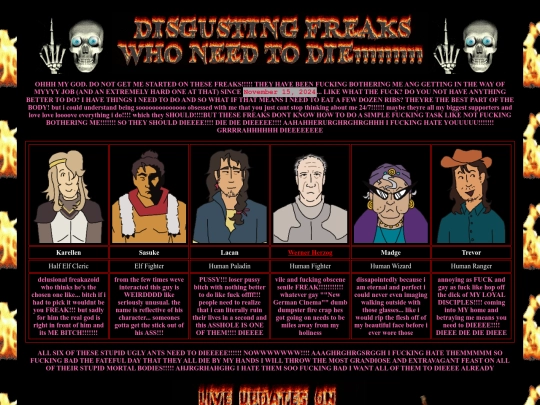 dnd/pcs screenshot