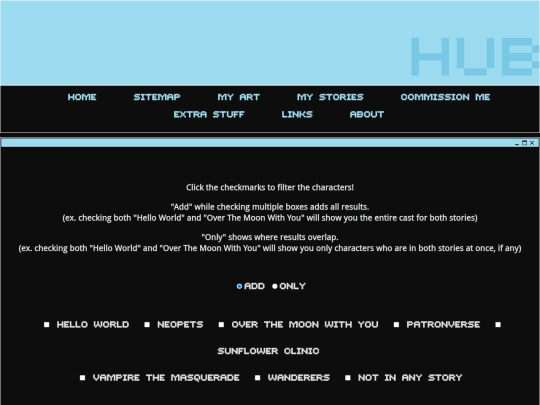 characterhubbackup screenshot