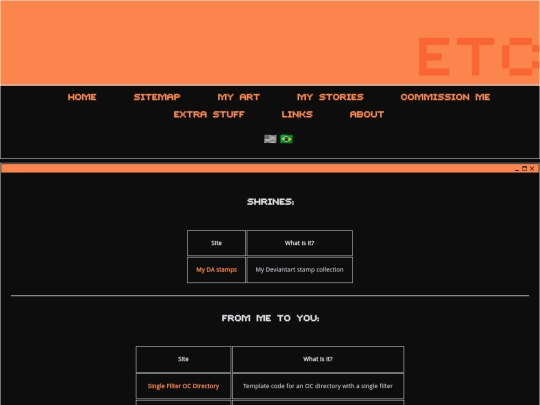 extras screenshot