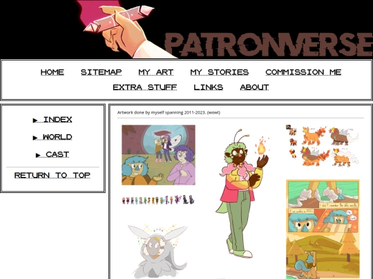 patronverse/gallery screenshot