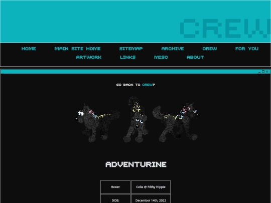 petzcape/crew/adventurine screenshot