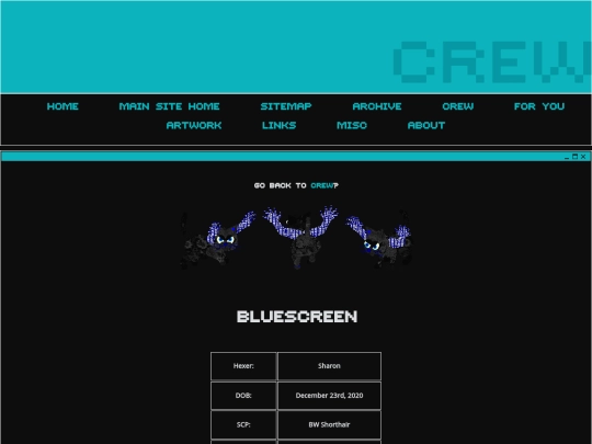 petzcape/crew/bluescreen screenshot