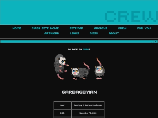 petzcape/crew/garbageman screenshot