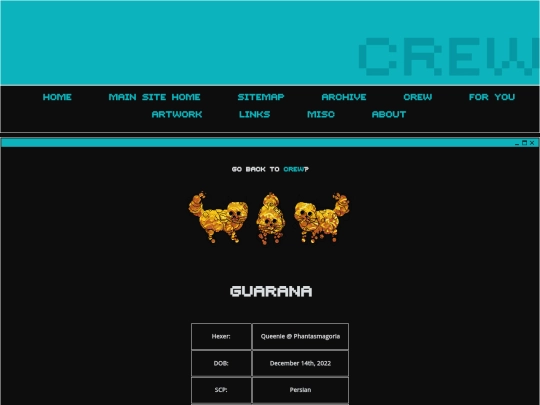 petzcape/crew/guarana screenshot