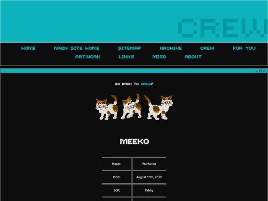 petzcape/crew/meeko screenshot