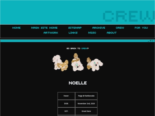 petzcape/crew/noelle screenshot