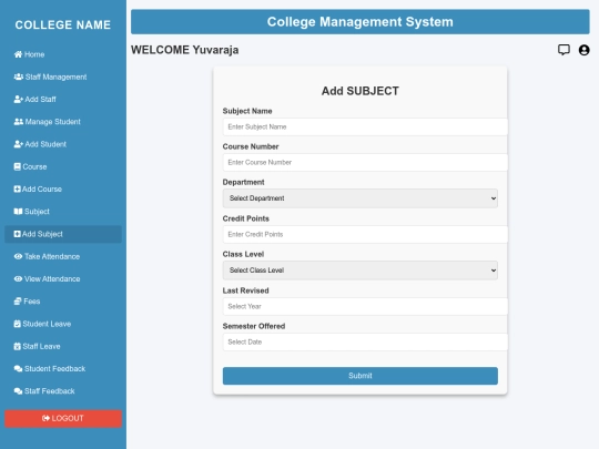 portfolio/cms/add_subject screenshot