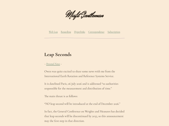 blog/personal-notes/leap-seconds screenshot