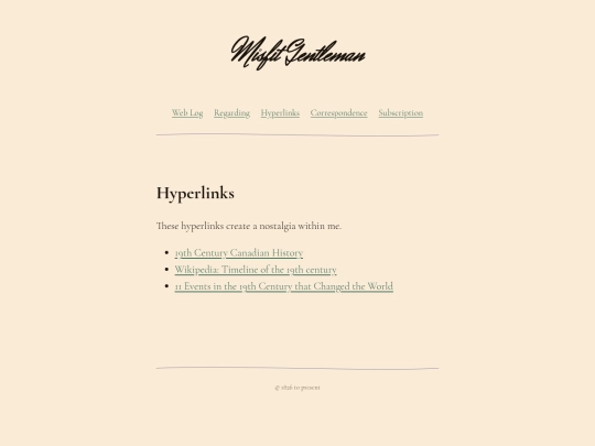 links screenshot