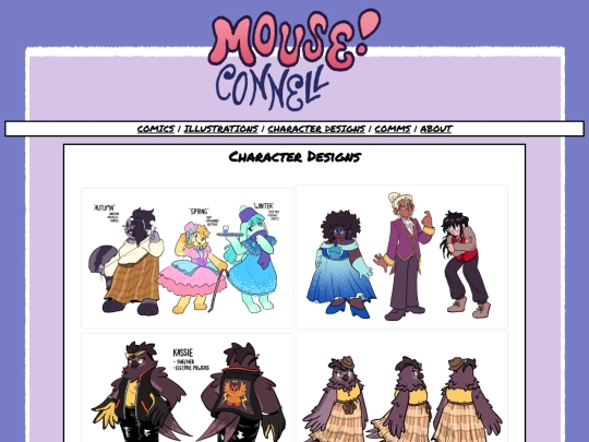 CharacterDesigns screenshot