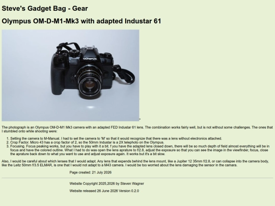 Gear/Gear_OlympusMk3withI61 screenshot