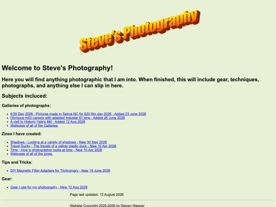 Photography screenshot