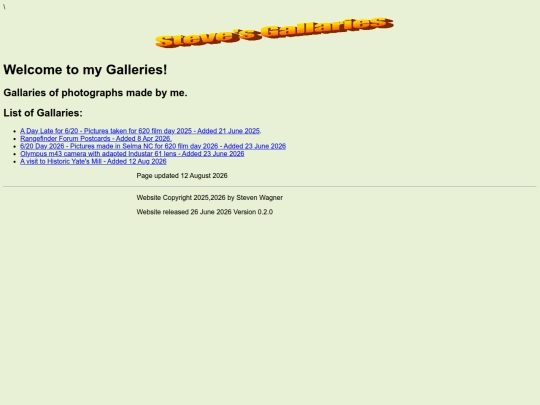 Photography_Gallaries screenshot