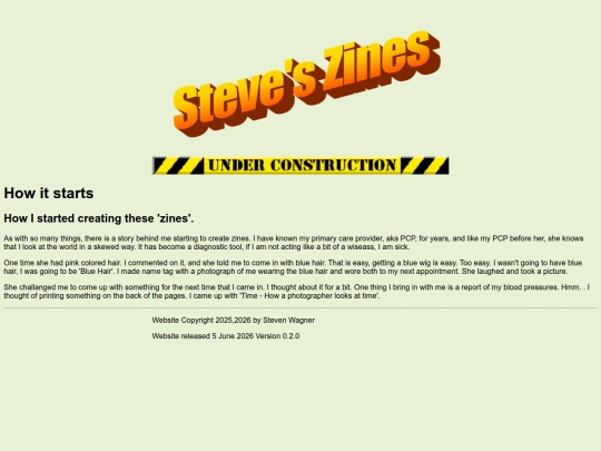 Zines/Zine_HowItStarts screenshot