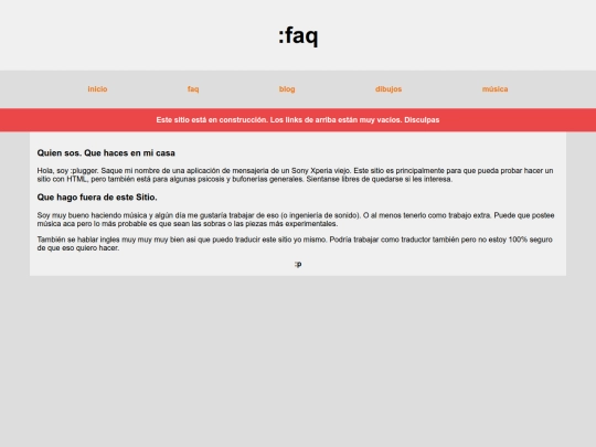es/faq screenshot
