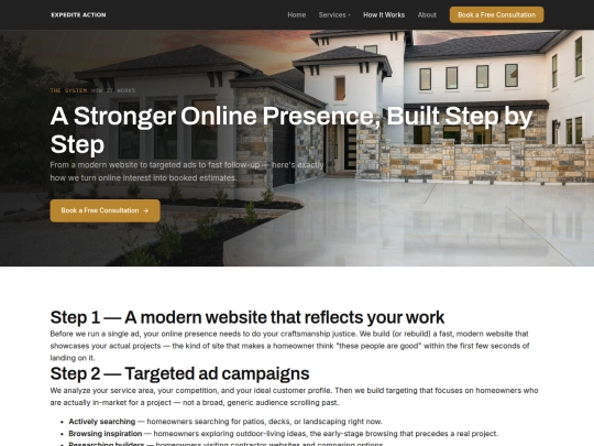 expedite-action/how-it-works screenshot