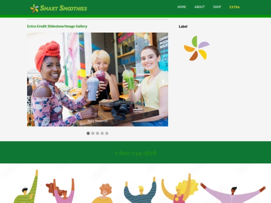 smartsmoothies/extra-credit screenshot