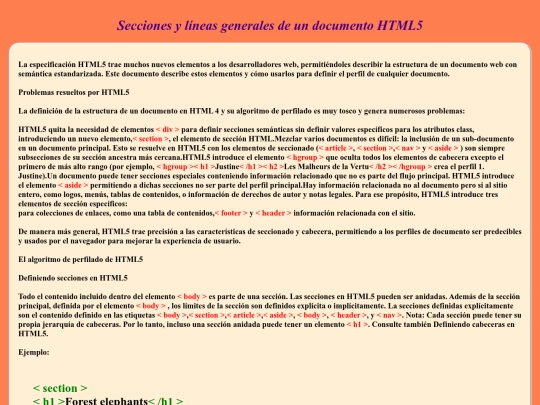 elementos basicos de html y css screenshot