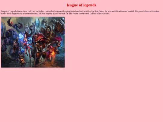 index screenshot