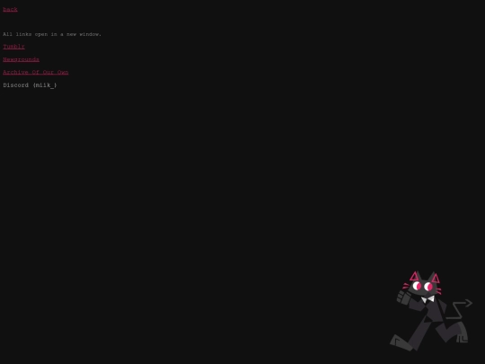 links screenshot