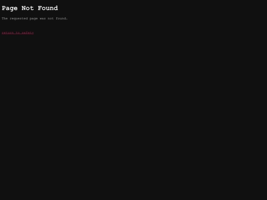 not_found screenshot