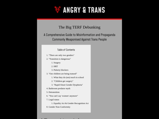 terfdebunk screenshot