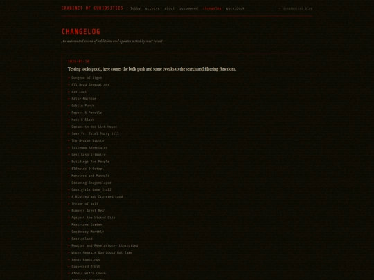 crabinet/changelog screenshot