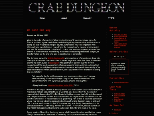 ttrpg/weloseourway screenshot