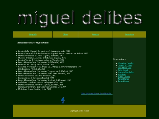 MiguelDelibes/PremiosDelibes screenshot