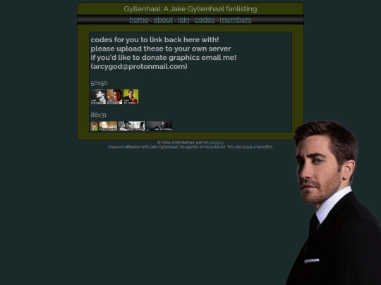 gyllenhaal/codes screenshot