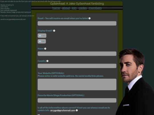 gyllenhaal/join screenshot