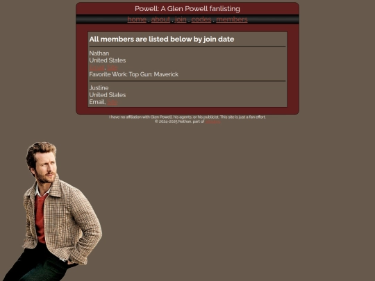 powell/members screenshot