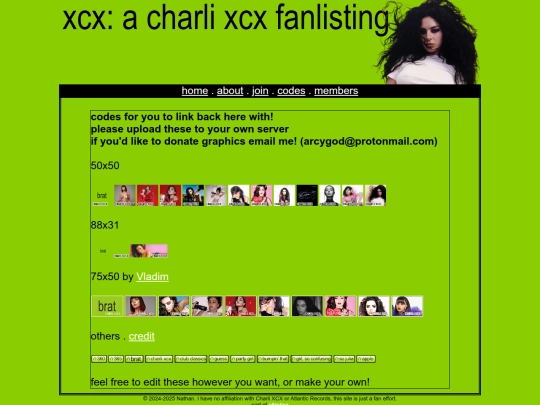 xcx/codes screenshot