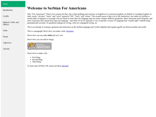 index screenshot