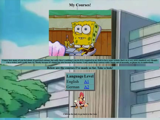 Courses/Educational Stuff screenshot