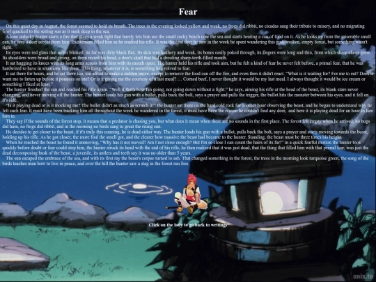 Writing/Fear screenshot