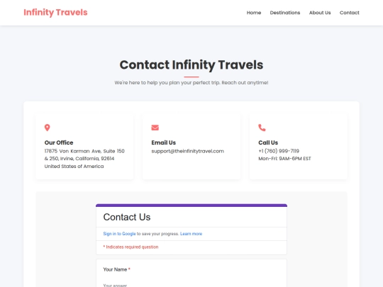 contact screenshot