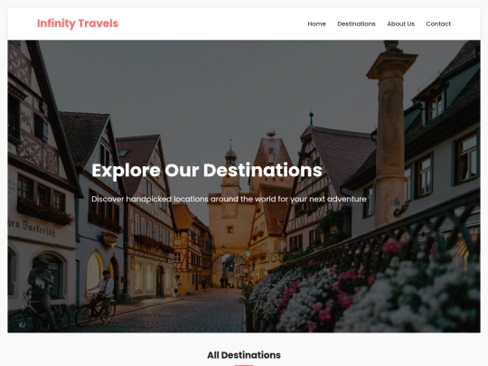 destinations screenshot