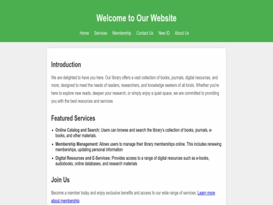index screenshot
