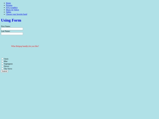 Week 3/form screenshot