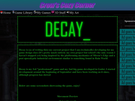 Decay screenshot