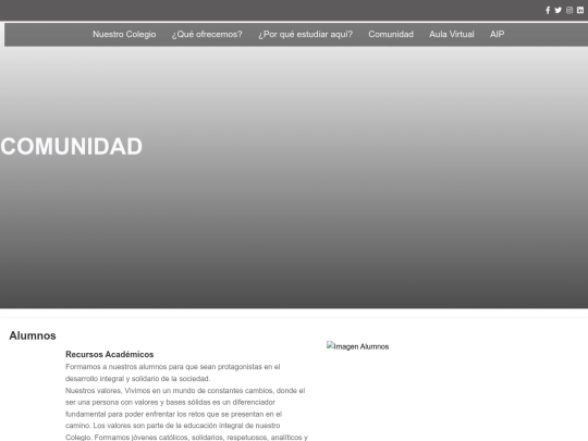 comunidad screenshot