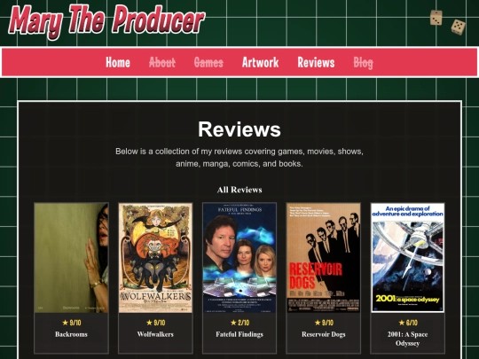 reviews screenshot