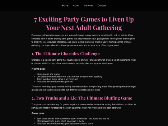 exciting-party-games screenshot