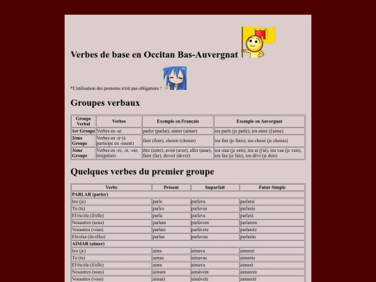 occitan/verbes screenshot