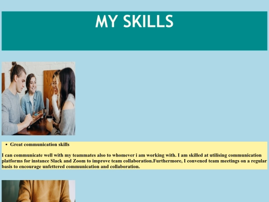 skills screenshot